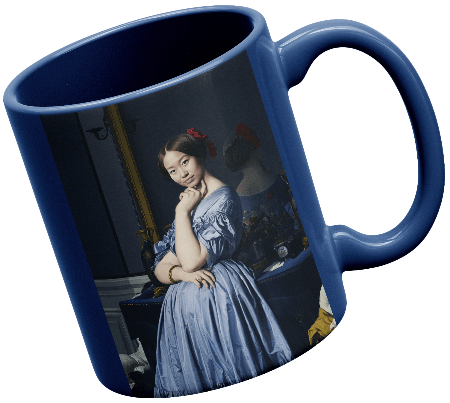 Mug with face integration